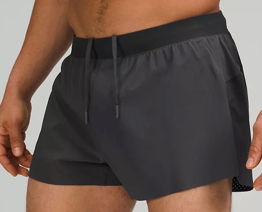 Apparel * | Lululemon Men'S Fast And Free Short 3 (Graphite Grey)