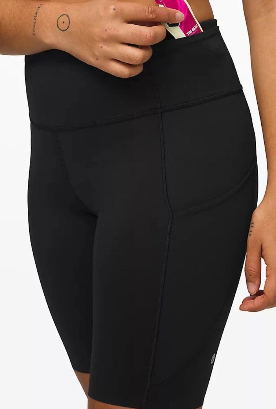 Apparel * | Lululemon Women'S Fast And Free Hr Short 10" (Black)