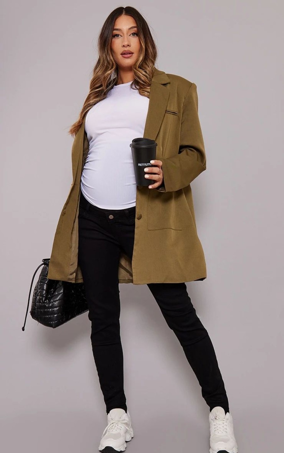 Black Jeans * | Maternity True Black Skinny Jeans