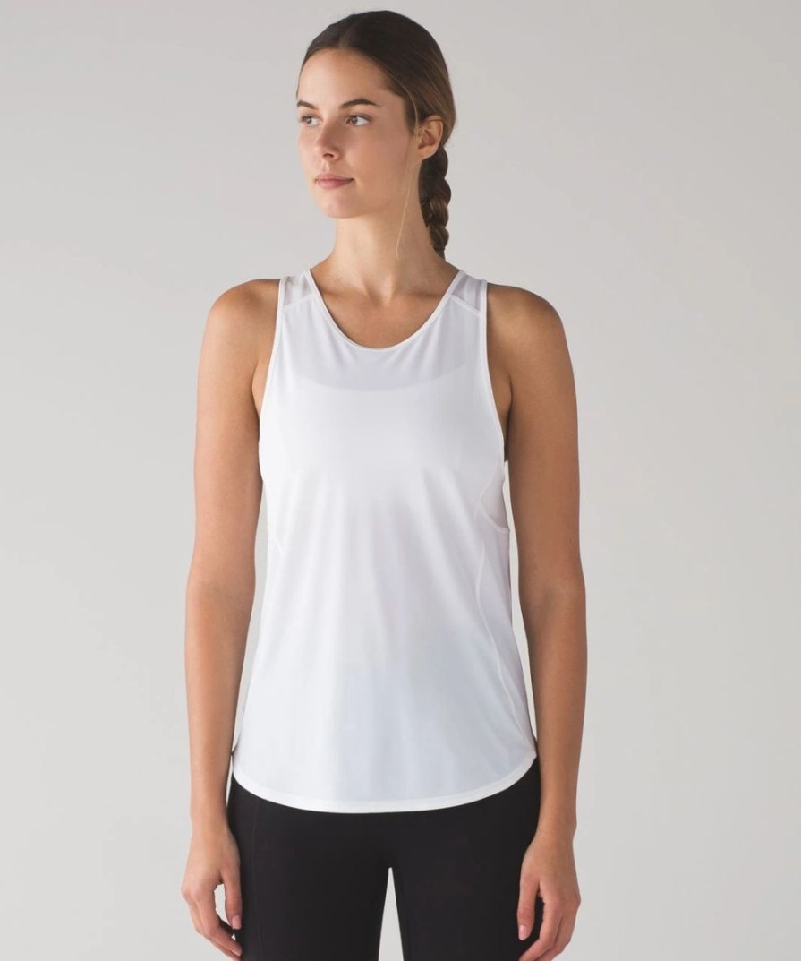 Apparel * | Lululemon Sculpt Tank Ii (White)