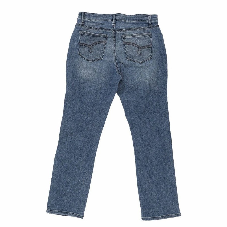 Vintage Jeans * | Vintage Lee Jeans 30W Uk 10 Blue Cotton