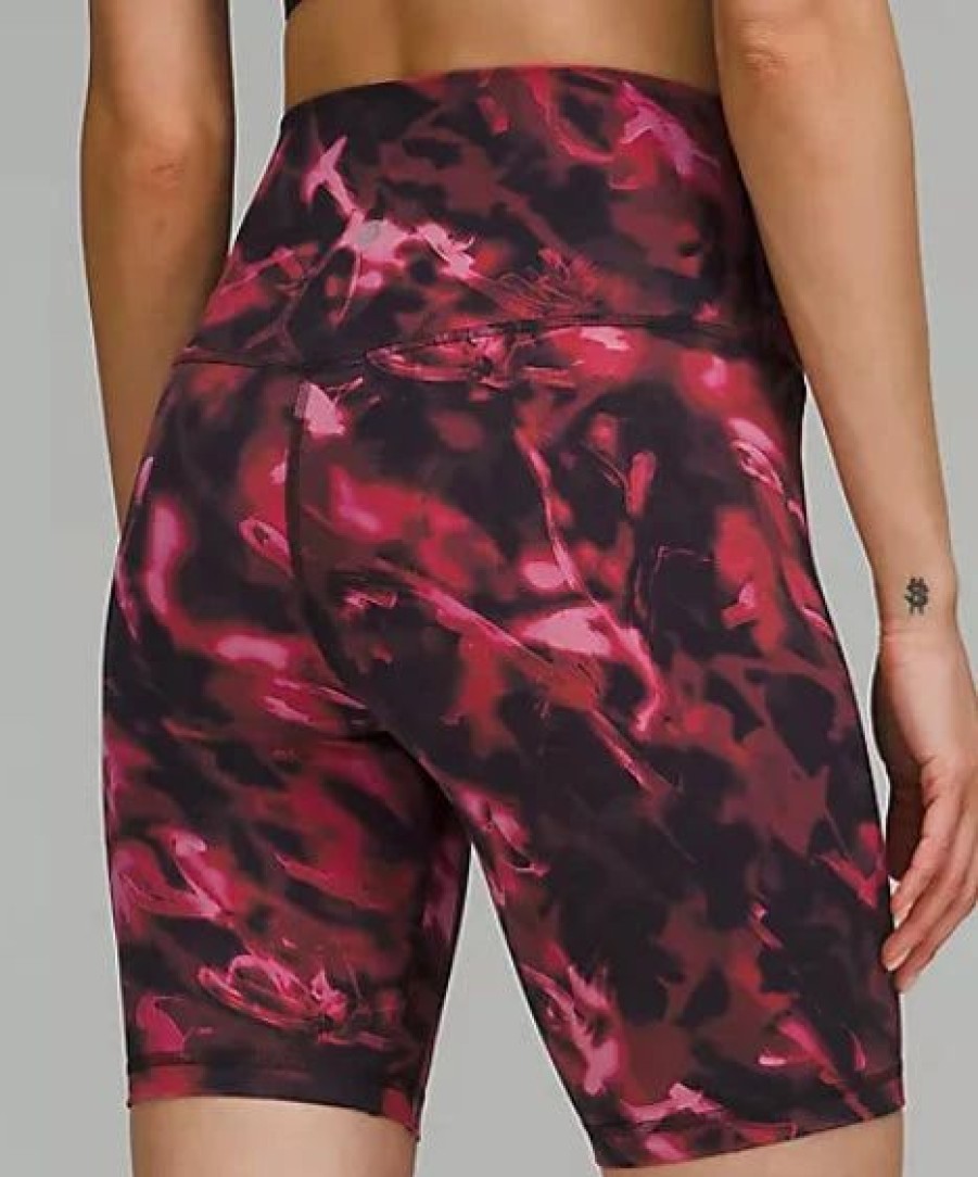 Apparel * | Lululemon Women'S Align Short 8 (Intensity Pink/Blossom Multi)