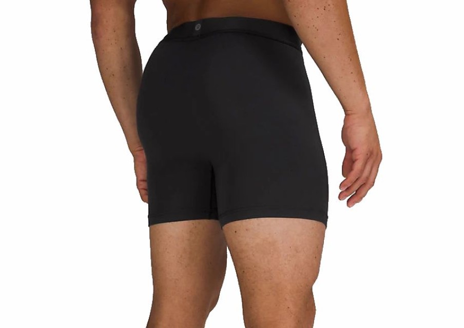 Apparel * | Lululemon Men'S Always In Motion Boxer 5 (Black)