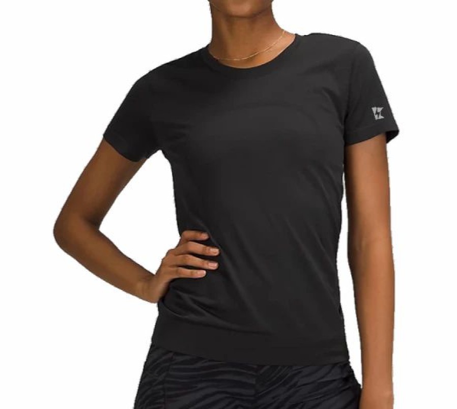 Apparel * | Lululemon Women'S Swiftly Tech Short Sleeve 2.0 (Black/Black)