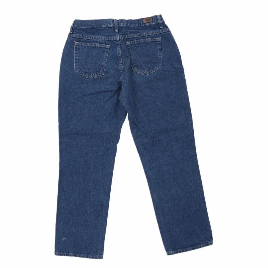 Vintage Jeans * | Vintage Lee Jeans 32W Uk 12 Blue Cotton